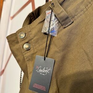 Girrlscout Tomboy Butterfly Sloane Cargo Pant - Large - dark olive